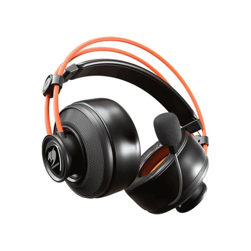 COUGAR Immersa ti - Casque gamer filaire avec micro - noir / orange