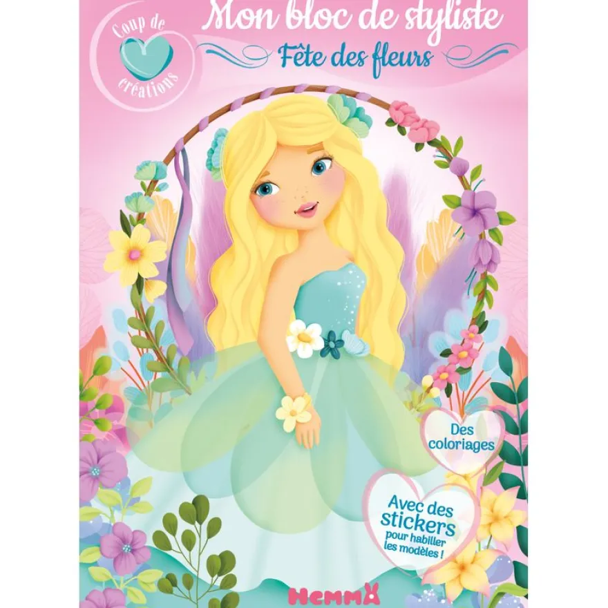 Coup de cur créations - Mon bloc de styliste - Fête des fleurs - Dès 5 ans