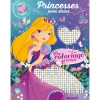 Coup de cur créations - Mon coloriage précieux - Princesses - Coloriage avec strass - Dès 5 ans