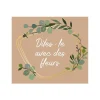 Créastyl Multi - Étiquettes cadeau "Dites le avec des fleurs" - 4 cm x 3.5 cm