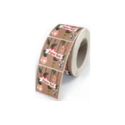 Créastyl Simple - Étiquettes cadeau "Joyeux Noël" - 4 cm x 3.5 cm