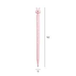 Crayon mécanique 0,5 mm 2B Back2Fun - tête lapin - design ludique - recharge 12 mines incluse