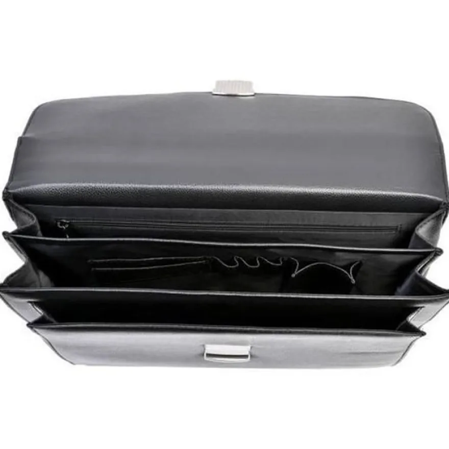 Cristo Affaires - Cartable rigide 3 compartiments - noir