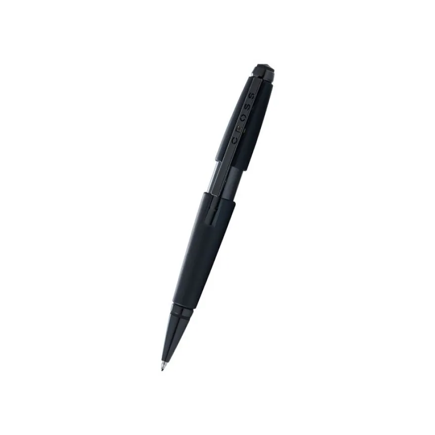 Cross Edge - Roller - noir - encre gel - rétractable