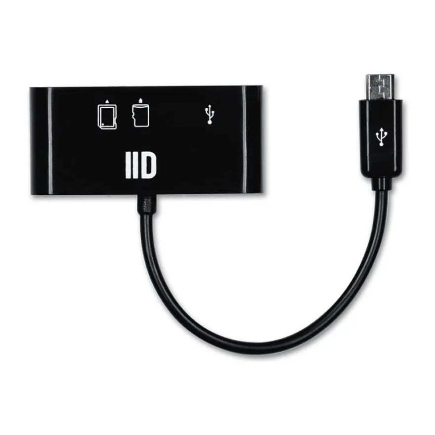D2 Diffusion - Lecteur de carte (SD, SDHC, SDXC, microSD, microSDHC, microSDXC) - micro USB 2.0