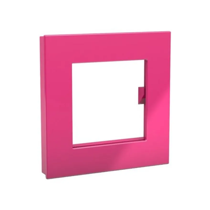 Dahle - Aimant super puissant Neodym - 75 x 75 mm - avec cadre photo - rose