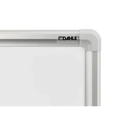 DAHLE - Tableau blanc laqué 90 x 120 cm - magnétique - cadre alu renforcé