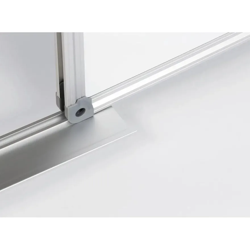 DAHLE - Tableau blanc laqué 45 x 60 cm - magnétique - cadre alu renforcé