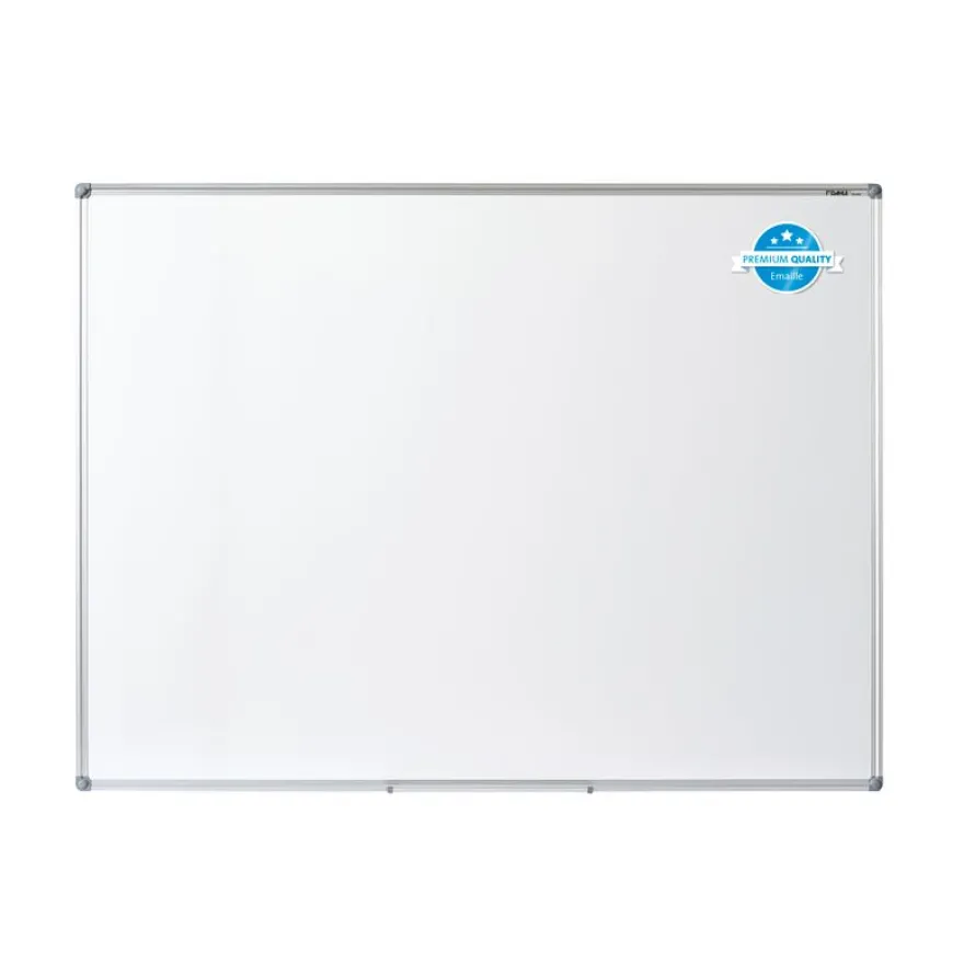 DAHLE - Tableau blanc émaillé 30 x 45 cm - magnétique - cadre alu renforcé