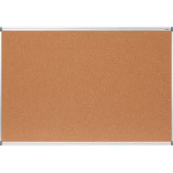 DAHLE - Tableau d'affichage en liège naturel 45 x 60 cm - cadre aluminium