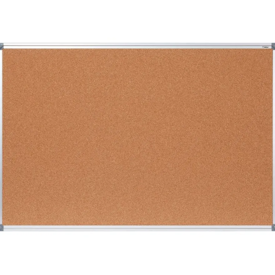 DAHLE - Tableau d'affichage en liège naturel 45 x 60 cm - cadre aluminium