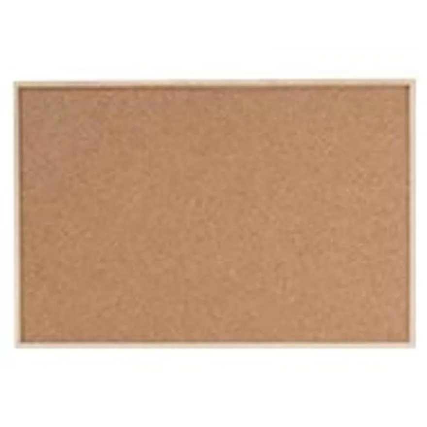 DAHLE - Tableau d'affichage en liège naturel 60 x 90 cm - cadre en bois