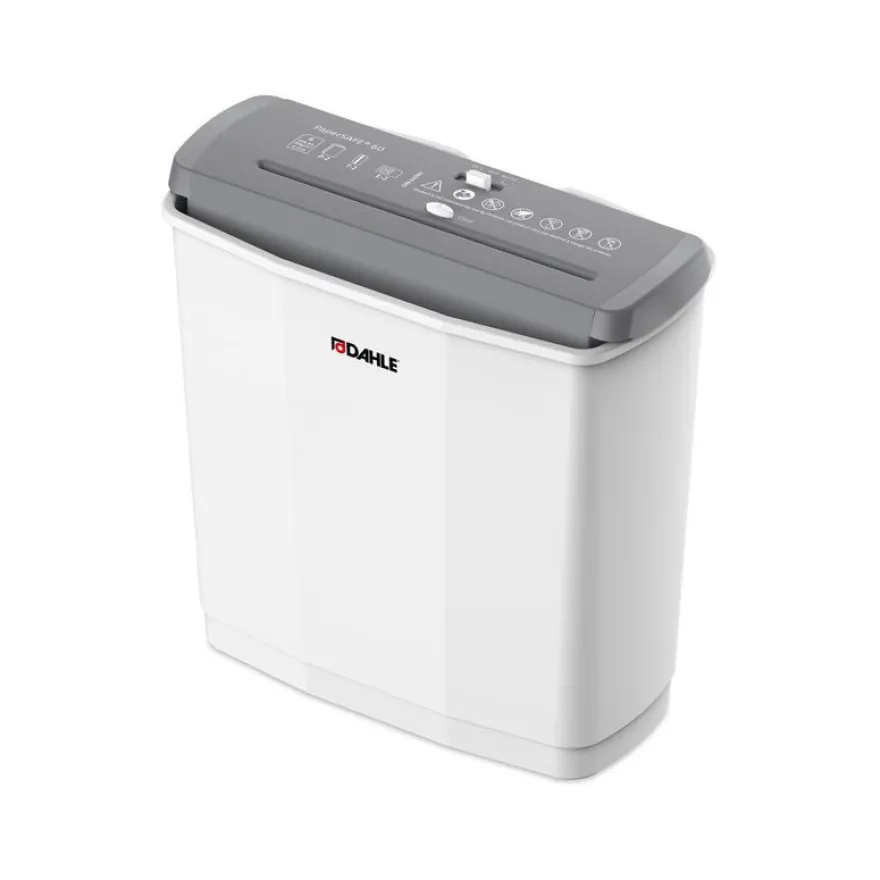 Dahle PaperSAFE 23060 - destructeur de documents coupe droite - 6 feuilles - Corbeille 11 litres