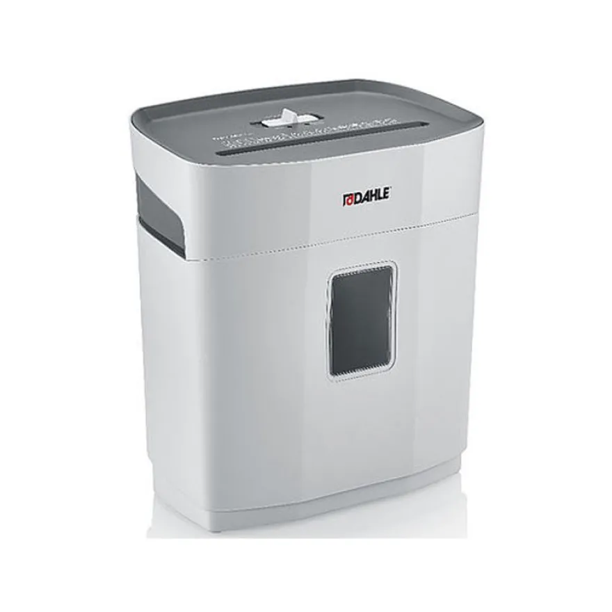 Dahle PaperSAFE 23120 - destructeur de documents coupe croisée - 8 feuilles - Corbeille 12 litres