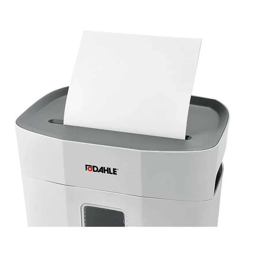 Dahle PaperSAFE 23120 - destructeur de documents coupe croisée - 8 feuilles - Corbeille 12 litres