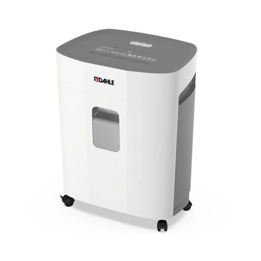 Dahle PaperSAFE 23260 - destructeur de documents coupe croisée - 12 feuilles - Corbeille 25 litres