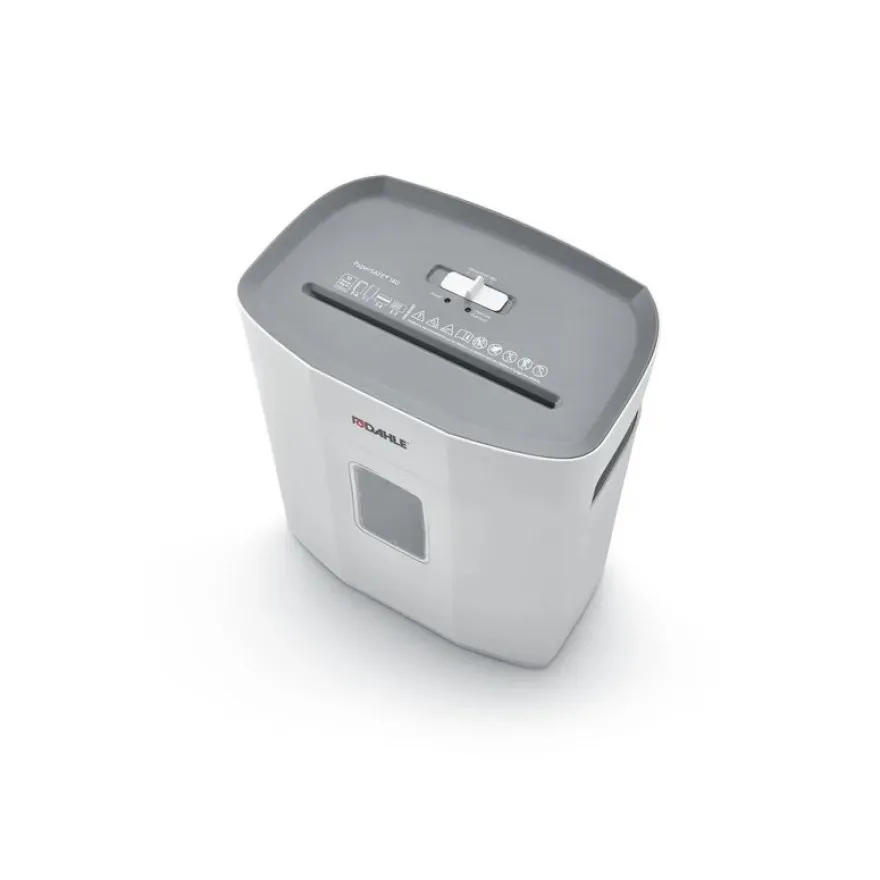 Dahle PaperSAFE 140 - destructeur de documents coupe croisée - 10 feuilles - Corbeille 12 litres