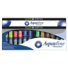 Daler-Rowney Aquafine - 12 tubes d'aquarelle - 8 ml - couleurs assorties