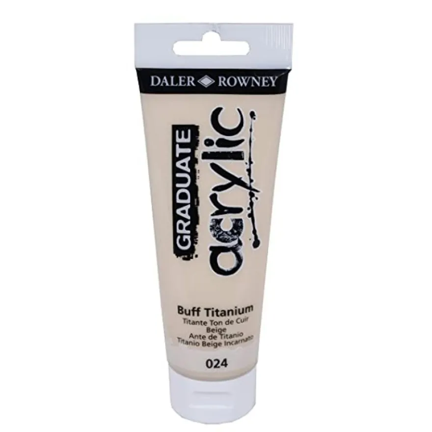 Daler-Rowney Graduate - Peinture acrylique - 120 ml - beige titane