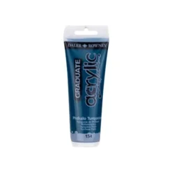 Daler-Rowney Graduate - Peinture acrylique - 120 ml - turquoise phthalo