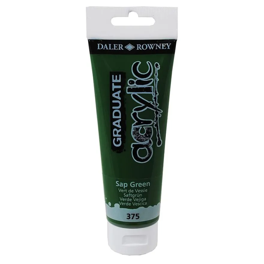 Daler-Rowney Graduate - Peinture acrylique - 120 ml - vert sève