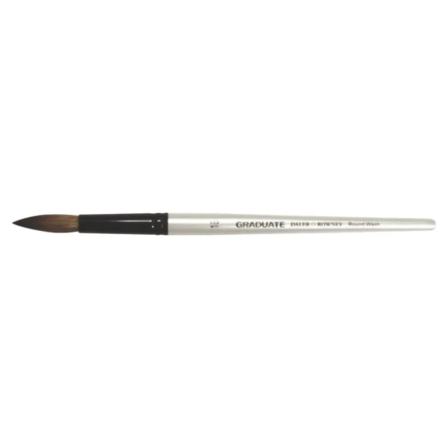 Daler-Rowney Graduate - Pinceau lavis rond n°18 - poils de poney