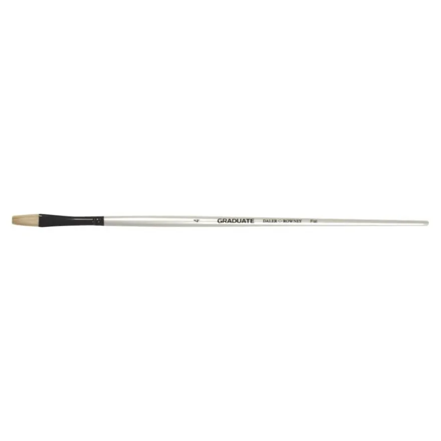 Daler-Rowney Graduate - Pinceau brosse plat n°4 - soie de porc