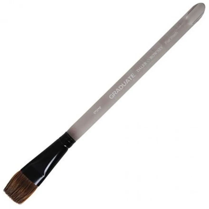 Daler-Rowney Graduate - Pinceau lavis plat n°3/4 - poils de poney