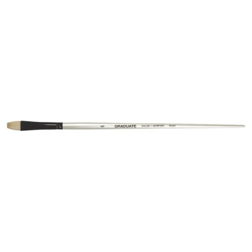 Daler-Rowney Graduate - Pinceau brosse plat n°6 - soie de porc