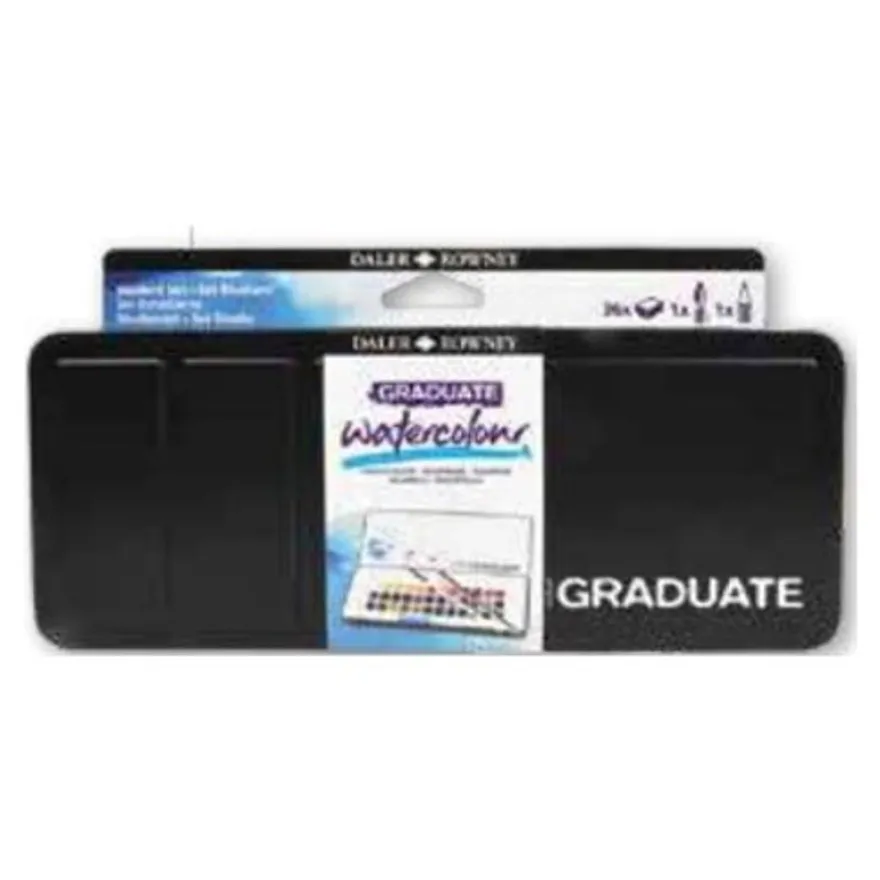Daler-Rowney Graduate Student Set - Ensemble de peinture - aquarelle - 36 couleurs