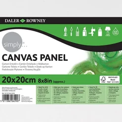 Daler-Rowney Simply - Carton entoilé - 20 x 20 cm