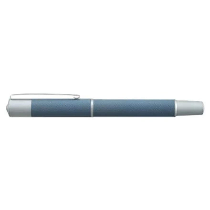 Daniel Hechter Media Relief - Stylo plume - micro-gravure bleu et attributs satinés