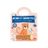 Décors et gommettes - animaux sauvages - Livre d'activités