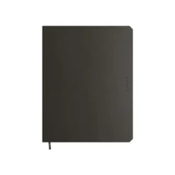 de KEMPEN - Carnet de notes - 17 x 22 cm - 192 pages - papier crème - uni - ashblack