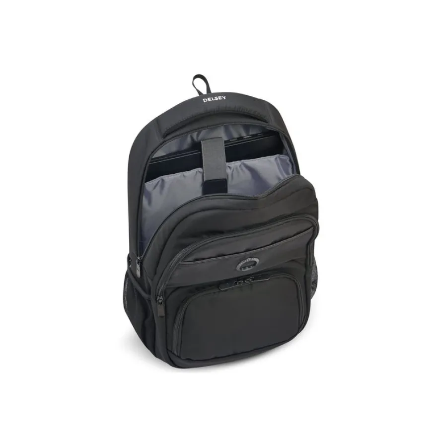 Delsey Element - Sac à dos pour ordinateur portable - 475 x 325 x 175 mm - noir