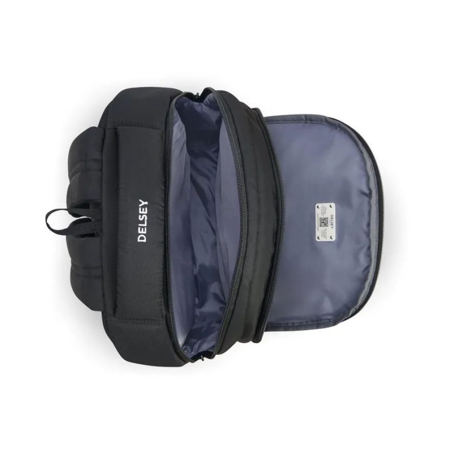 Delsey Element - Sac à dos pour ordinateur portable - 475 x 325 x 175 mm - noir
