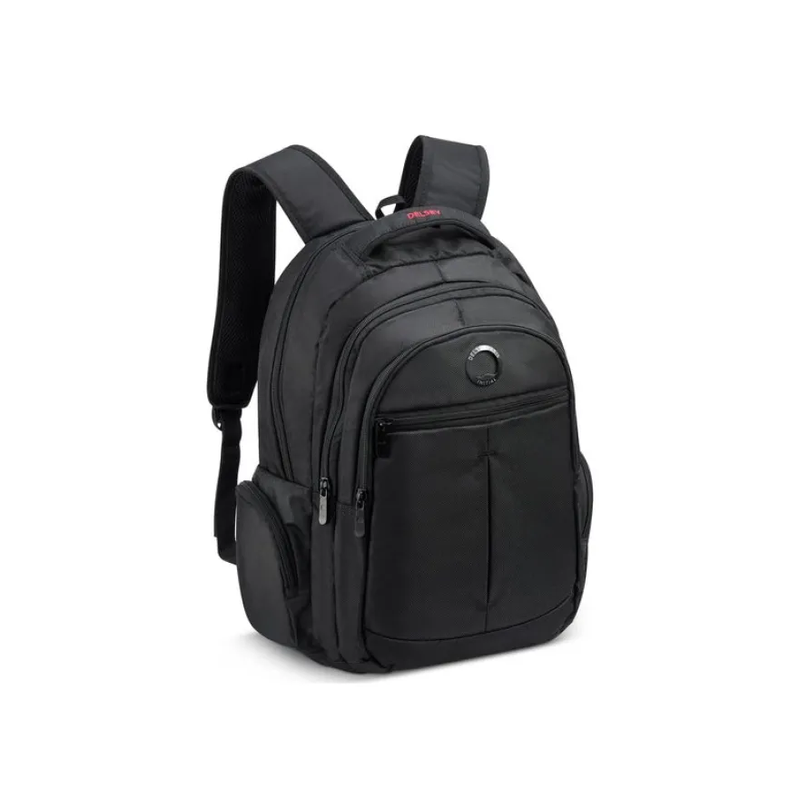Delsey Element - Sac à dos pour ordinateur portable - 475 x 325 x 205 mm - noir