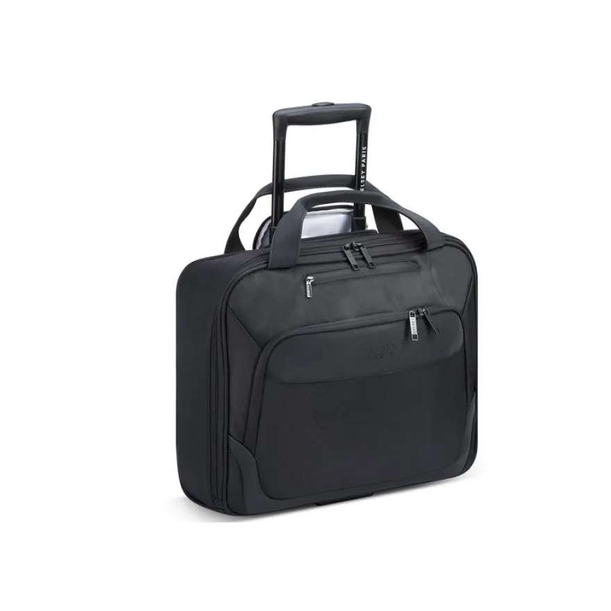 Delsey Parvis Plus - Sac de voyage cabine - 380 x 420 x 170 mm - noir