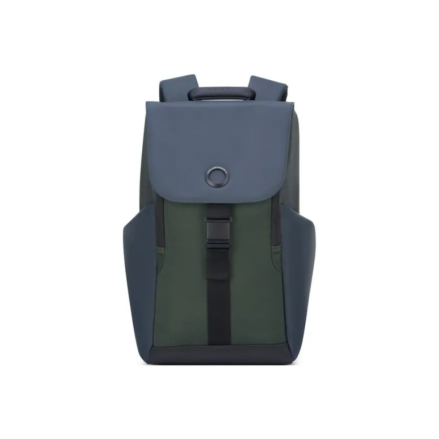 Delsey Securflap - Sac à dos pour ordinateur portable 16" - 455 x 315 x 145 mm - army