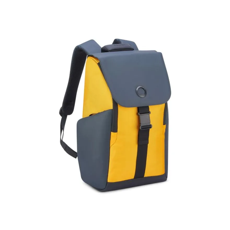 Delsey Securflap - Sacoche pour ordinateur portable - 455 x 315 x 145 mm - jaune