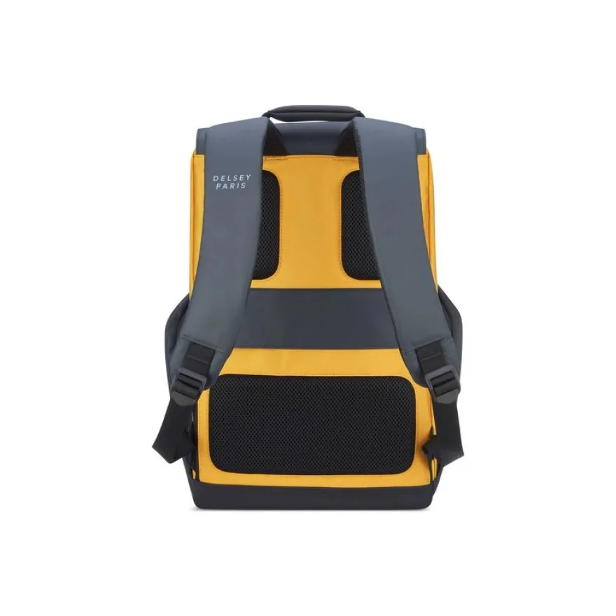 Delsey Securflap - Sacoche pour ordinateur portable - 455 x 315 x 145 mm - jaune