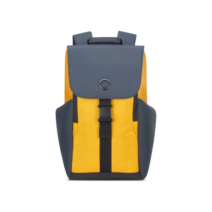 Delsey Securflap - Sacoche pour ordinateur portable - 455 x 315 x 145 mm - jaune