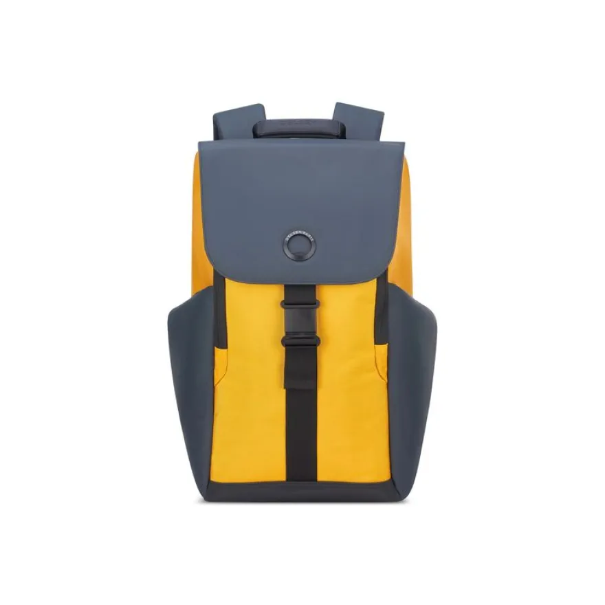 Delsey Securflap - Sacoche pour ordinateur portable - 455 x 315 x 145 mm - jaune