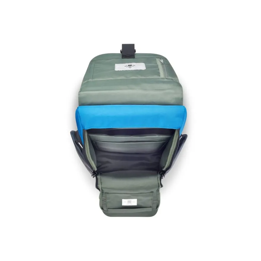 Delsey Securflap - Sacoche pour ordinateur portable - 455 x 315 x 145 mm - bleu