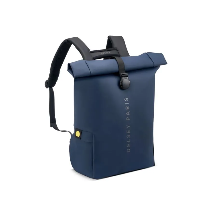 Delsey Turenne Soft - Sac à dos pour ordinateur portable - 460 mm x 400 mm x 140 mm - bleu nuit