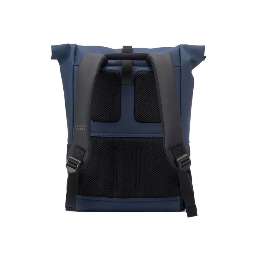 Delsey Turenne Soft - Sac à dos pour ordinateur portable - 460 mm x 400 mm x 140 mm - bleu nuit