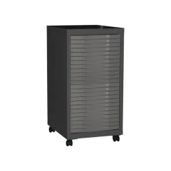 Desserte de rangement 24 tiroirs - anthracite/taupe