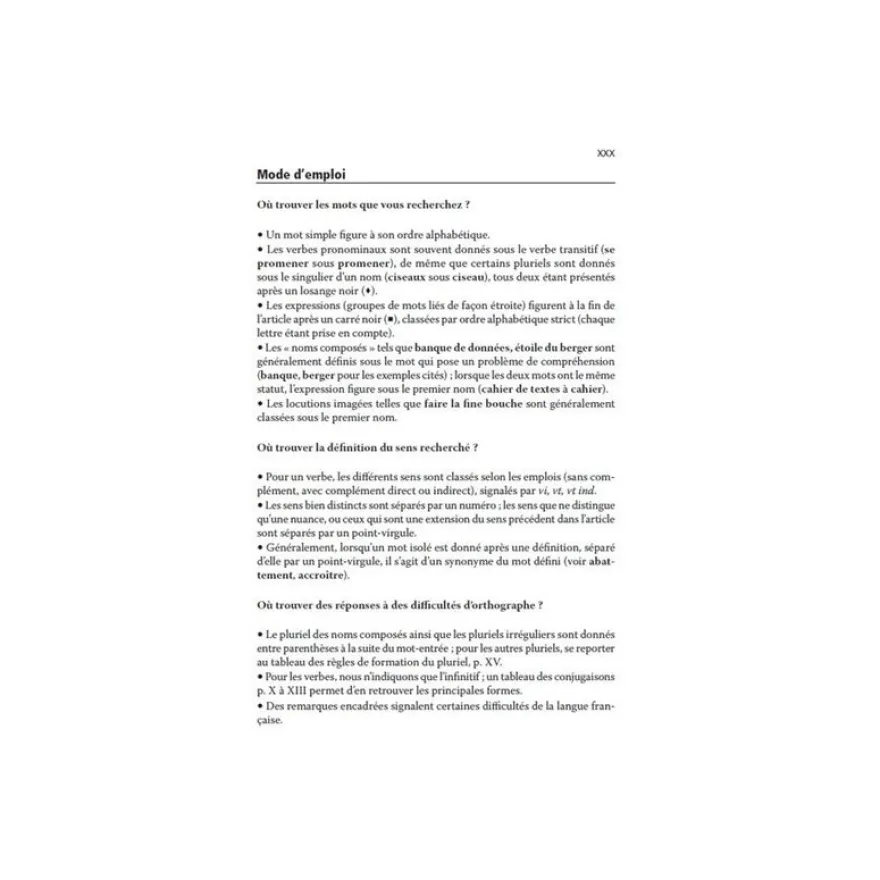 Dictionnaire Mini Plus Larousse