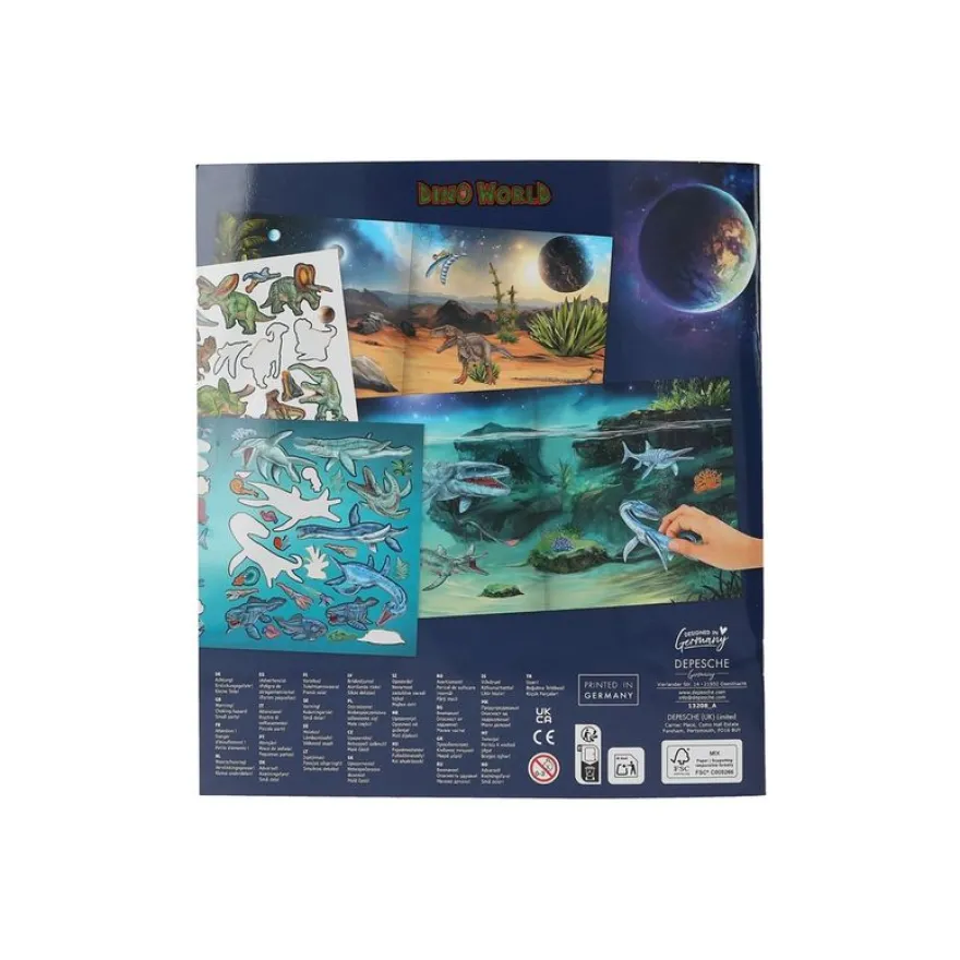 Dino World Stickerworld GALAXY - livre d'activités