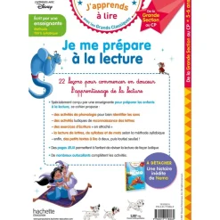 Disney - Je me prépare à la lecture avec les grands classiques Disney - Cahier de vacances